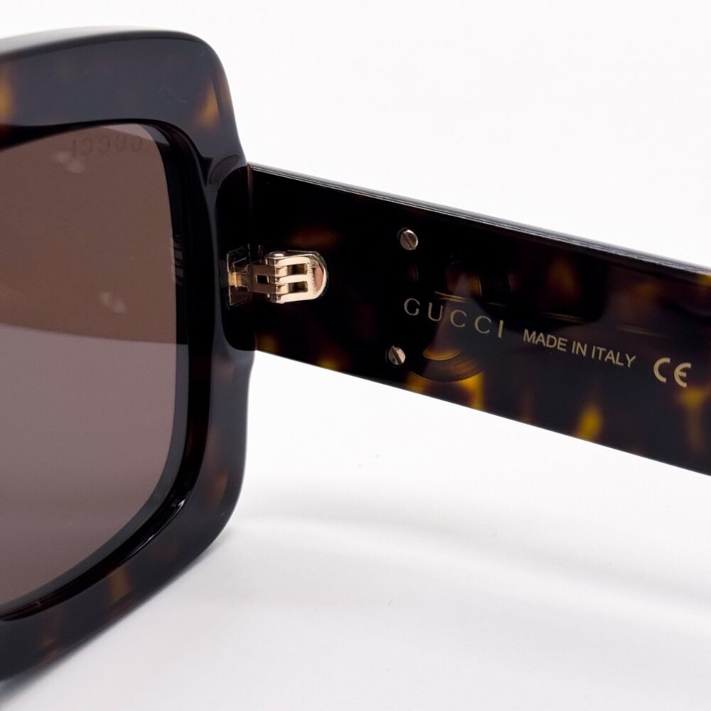 NEW GUCCI GG1547S 002 HAVANA WOMEN SUNGLASSES GUCCI - Picture 12 of 14
